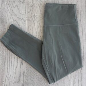 Lululemon Wunder Train High-Rise Leggings Green 23” W5CQDS Size 10